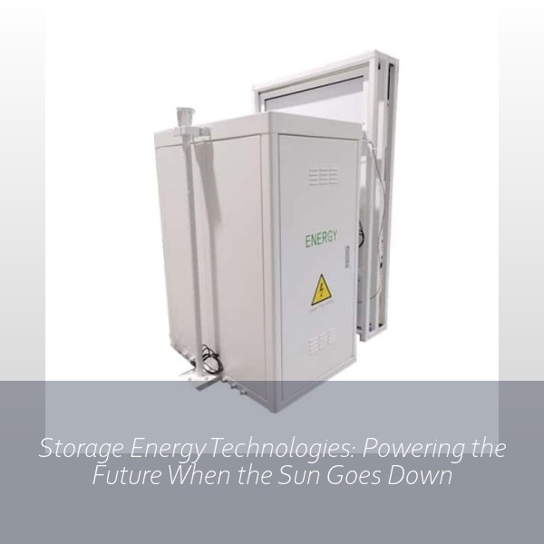 Storage Energy Technologies: Powering the Future When the Sun Goes Down